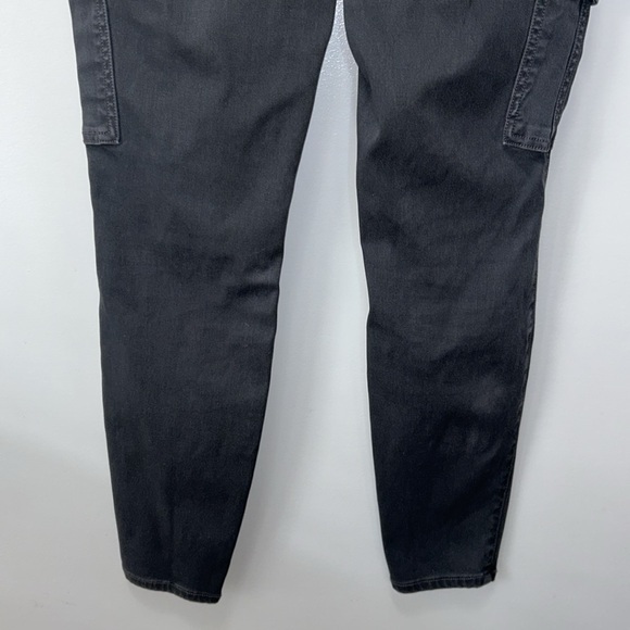 Spanx Stretch Twill Ankle Cargo Pant in Washed Black 20311R Women's Medium - Picture 13 of 13